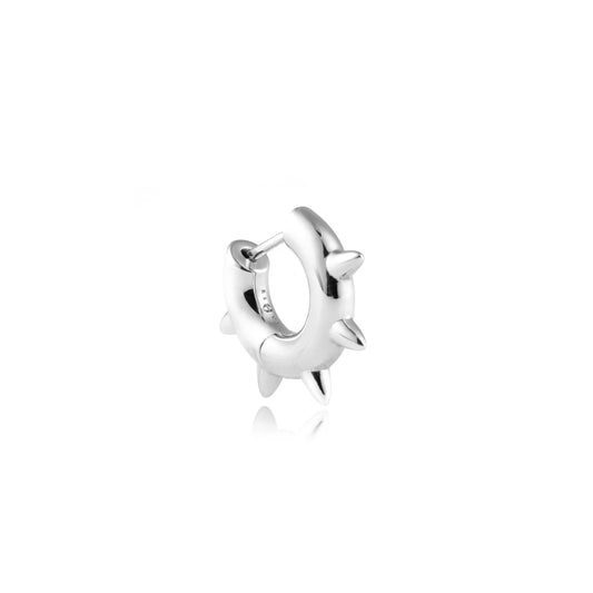 Single Silver Rhodium