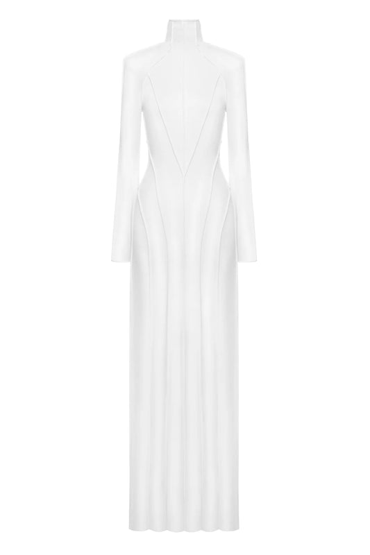 White Viscose Dress