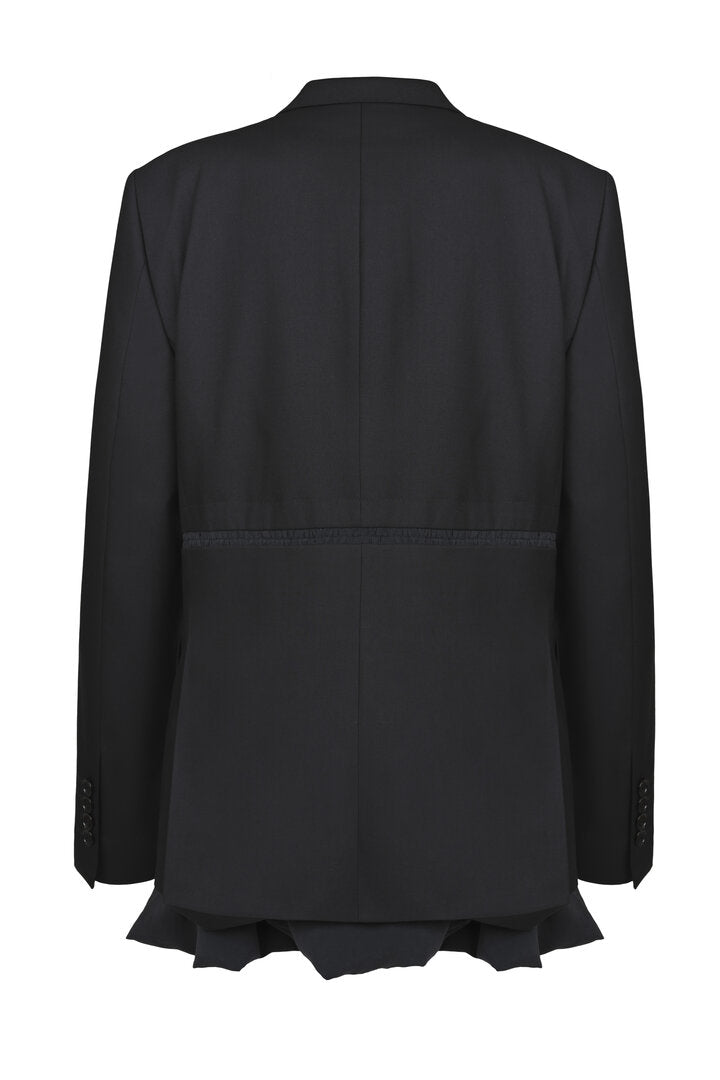 Slim-fit Blazer with a silk trim