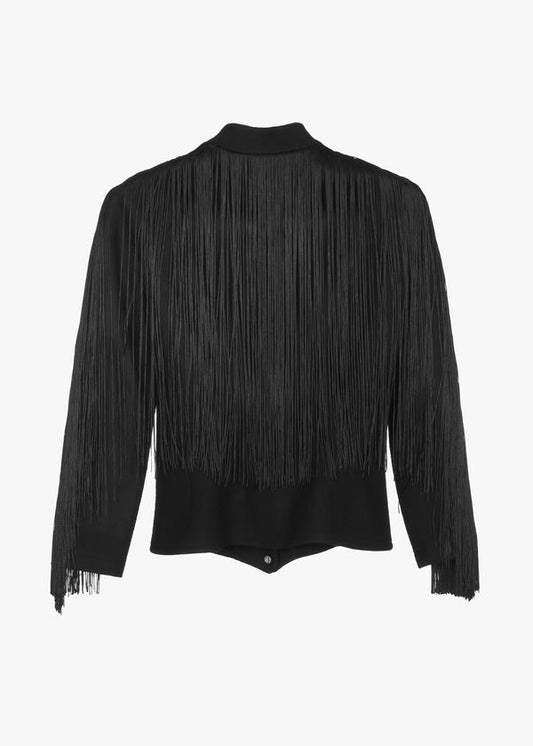 Shavi kata Fringe wool jacket