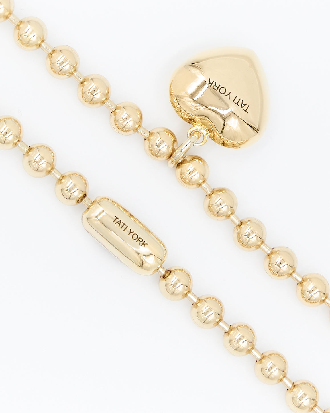 GOLDIE NECKLACE with Heart Detail