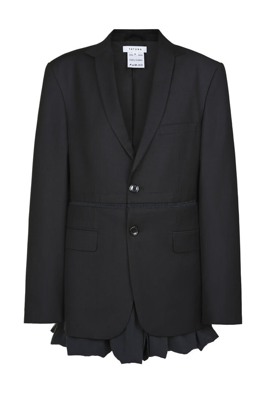 Slim-fit Blazer with a silk trim