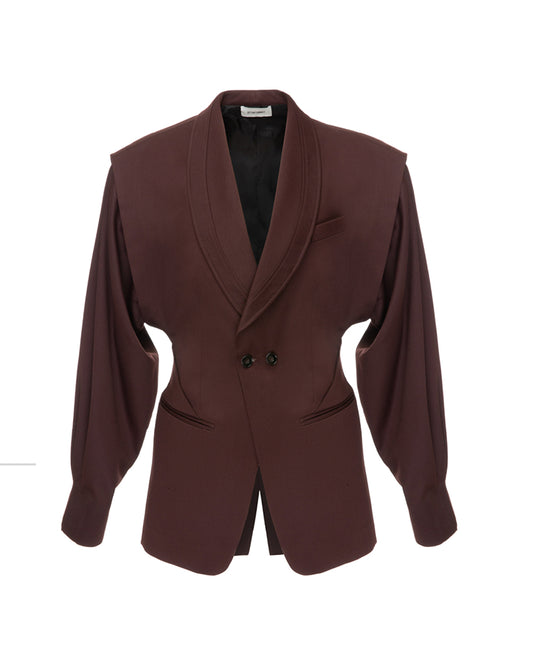 Burgundy Blazer
