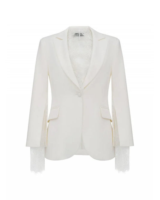 Blazer With Lace