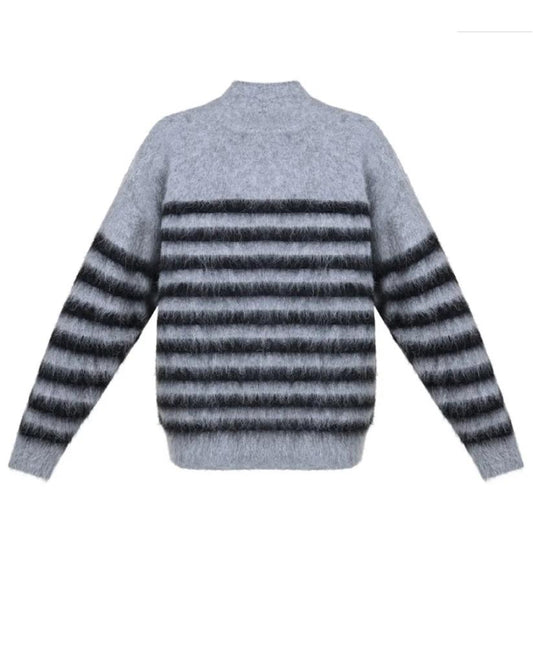 Striped Alpaca Sweater