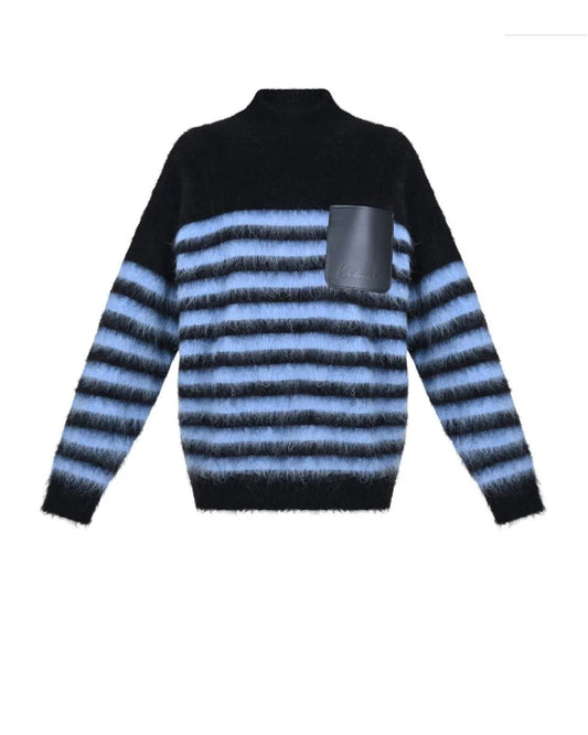 Striped Alpaca Sweater