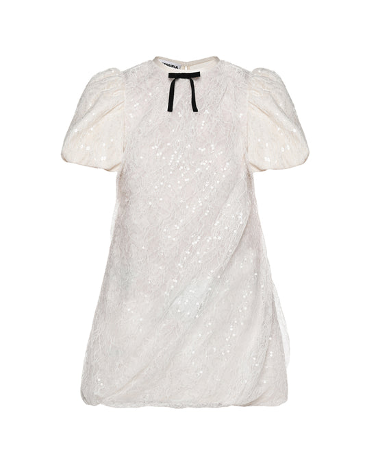 Sequined Bubble Mini Dress
