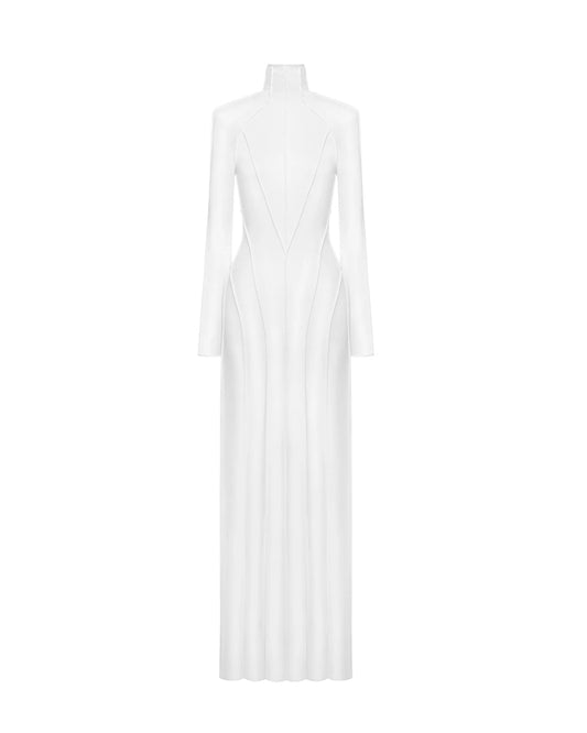 White Viscose Dress