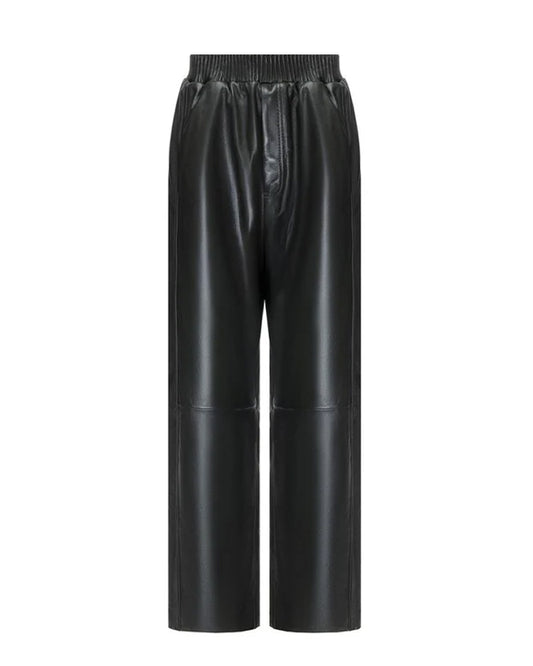 Green Leather Pants