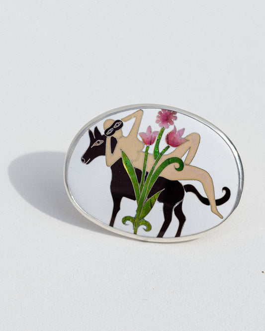 Woman on a Horse Ring