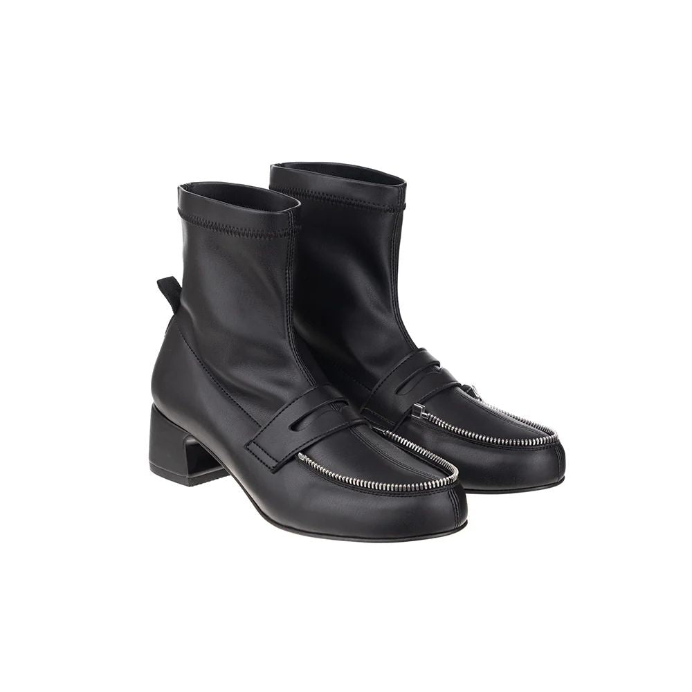 black vegan boots