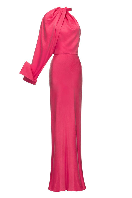 Off-Shoulder Drape Dress