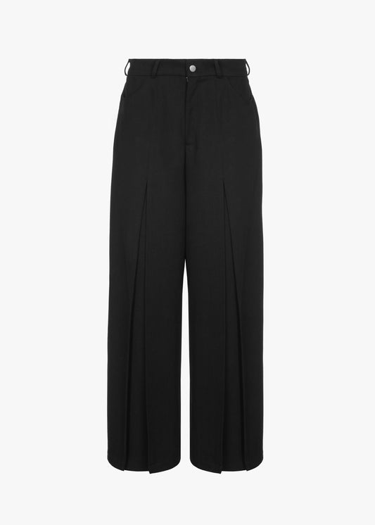 Tencel High Split Pants