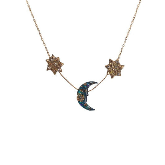 Moon & Stars Necklace