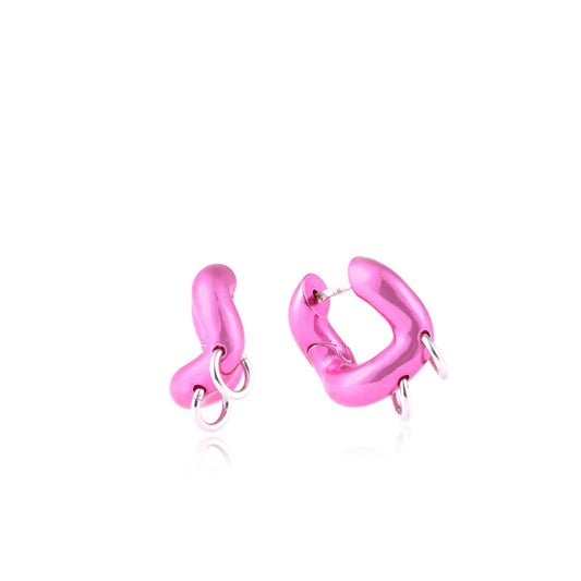 Rhodium Earrings