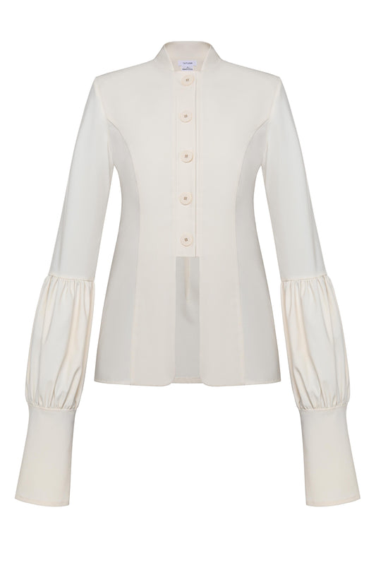 Tatuna Blouse W long detailed sleeves