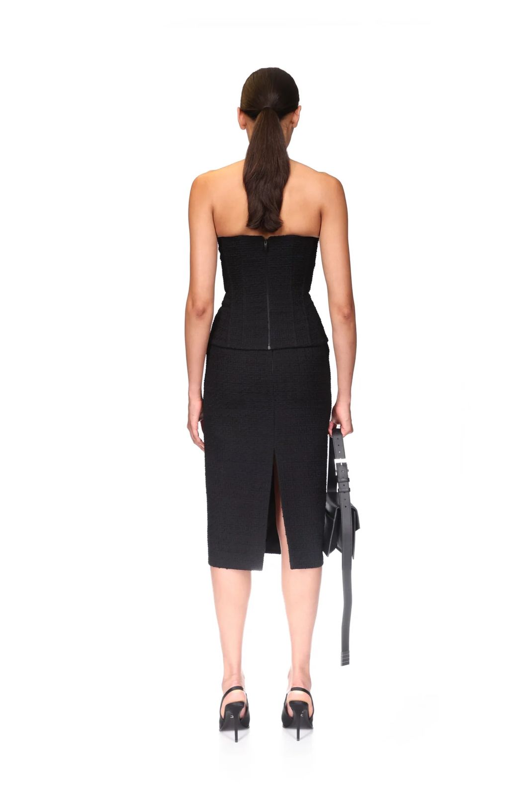 CRYSTAL SWALLOW CORSET TOP