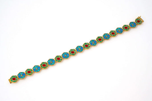Bracelet with Enamel