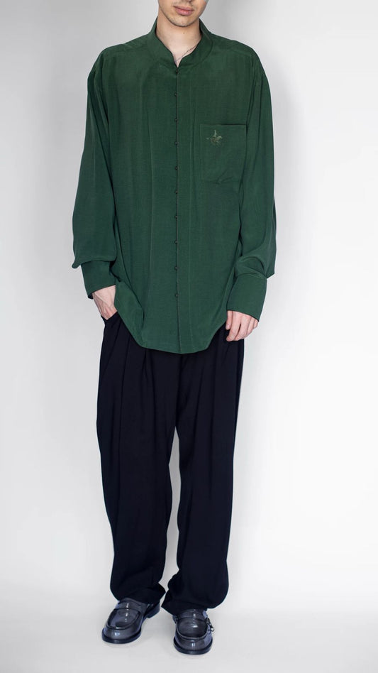 Traditional men's shirt green