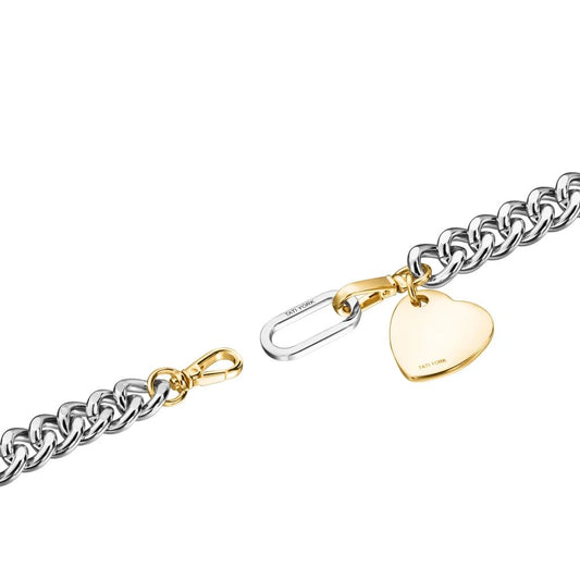 TATI YORK Katka bicolour bracelet with heart