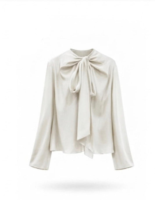 White silk shirt BABUKHADIA