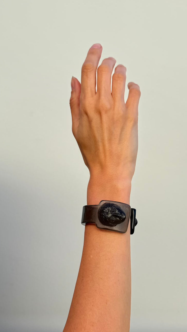 black bracelet