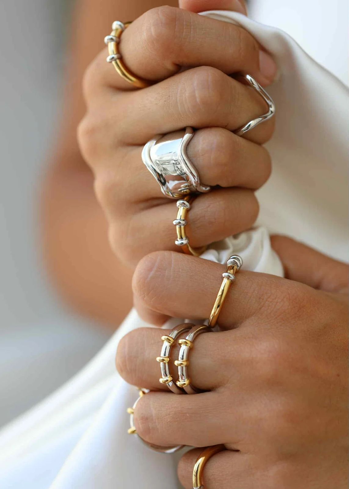 Rhodium Ring
