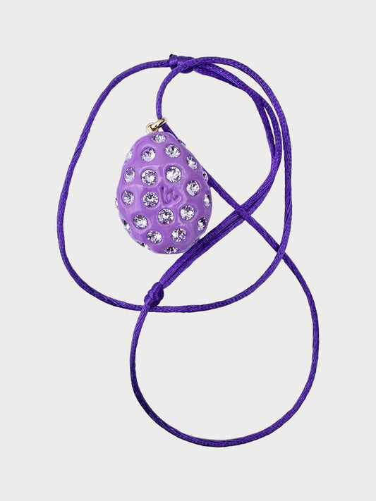 VIOLET PENDANT WITH SWAROVSKI STONES