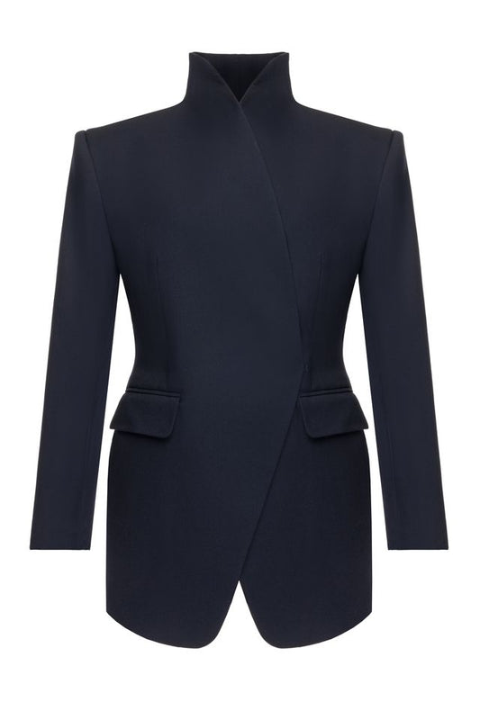 Blue wool jacket