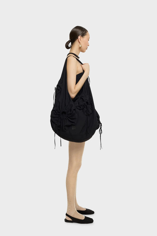 FLOWER BAG BLACK