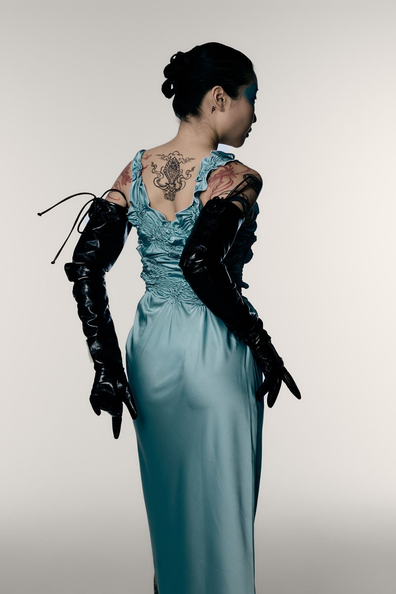 Markiza Pasley Dress In Satin