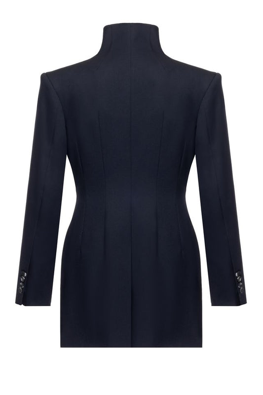 Blue wool jacket