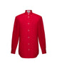 Women's cotton shirt with removable collar