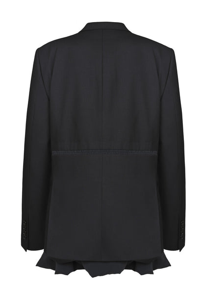 Slim-fit Blazer with a silk trim