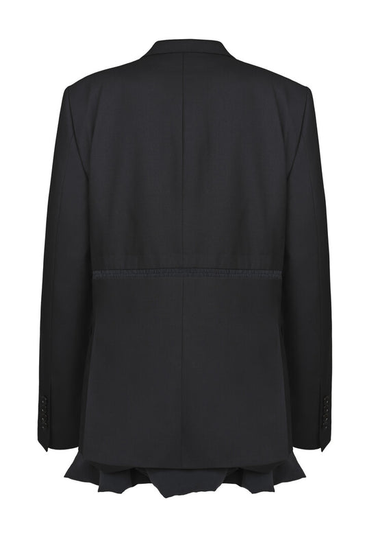 Slim-fit Blazer with a silk trim