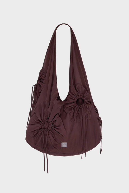 FLOWER BAG BURGUNDY