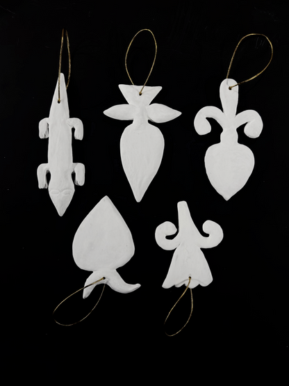 PAPIER MÂCHÉ CHRISTMAS DECORATIONS