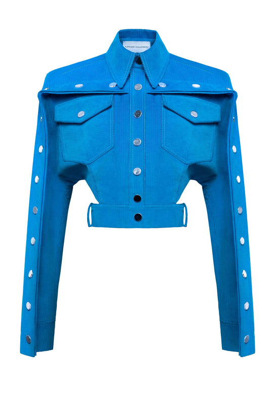 BLUE VELVET JACKET