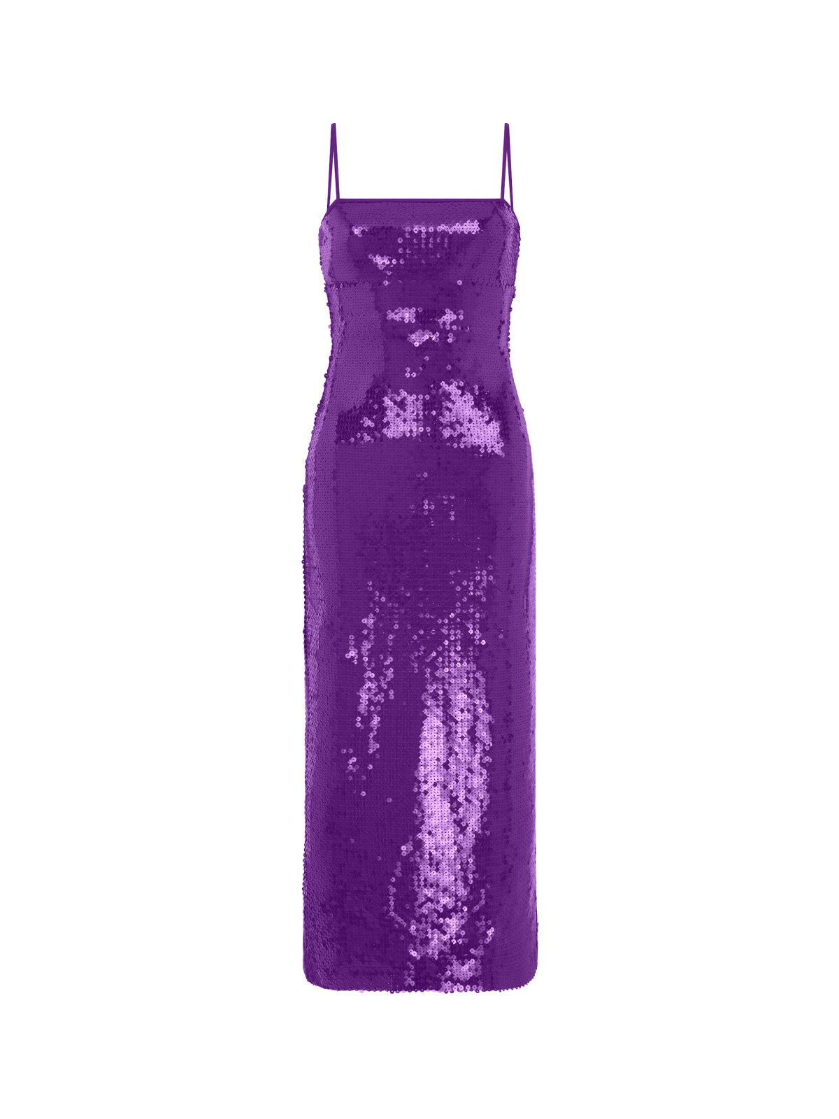 PURPLE SEQUIN DRESS