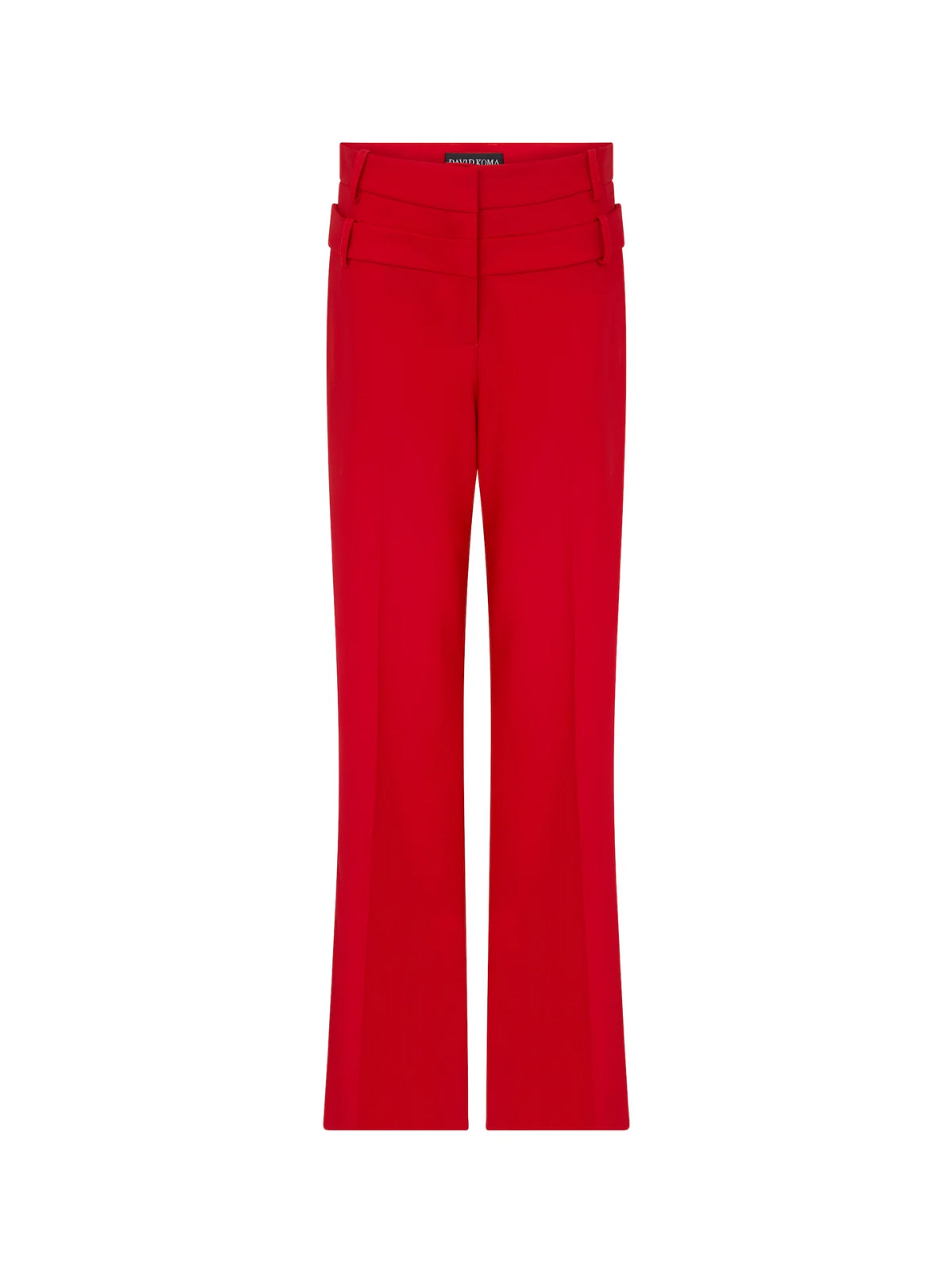 DOUBLE WAISTBAND TROUSERS