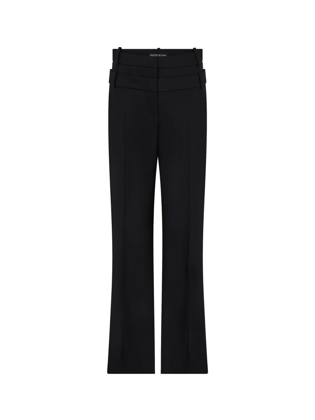 DOUBLE WAISTBAND TROUSERS