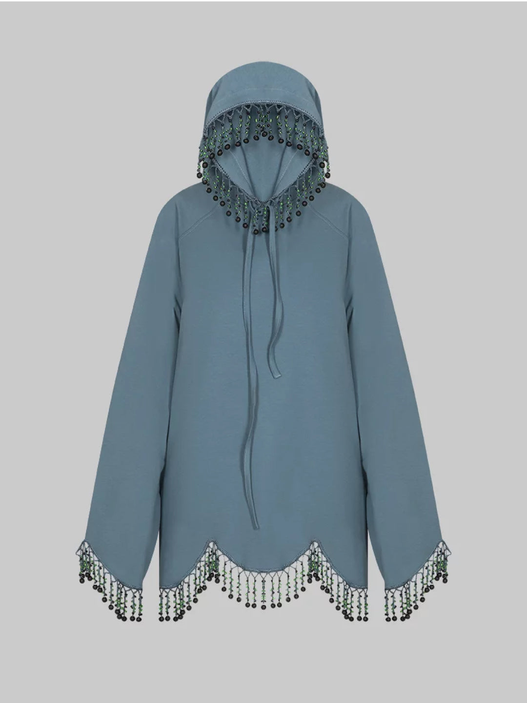 トップス FUGA fringe design wool hoodie hoodies