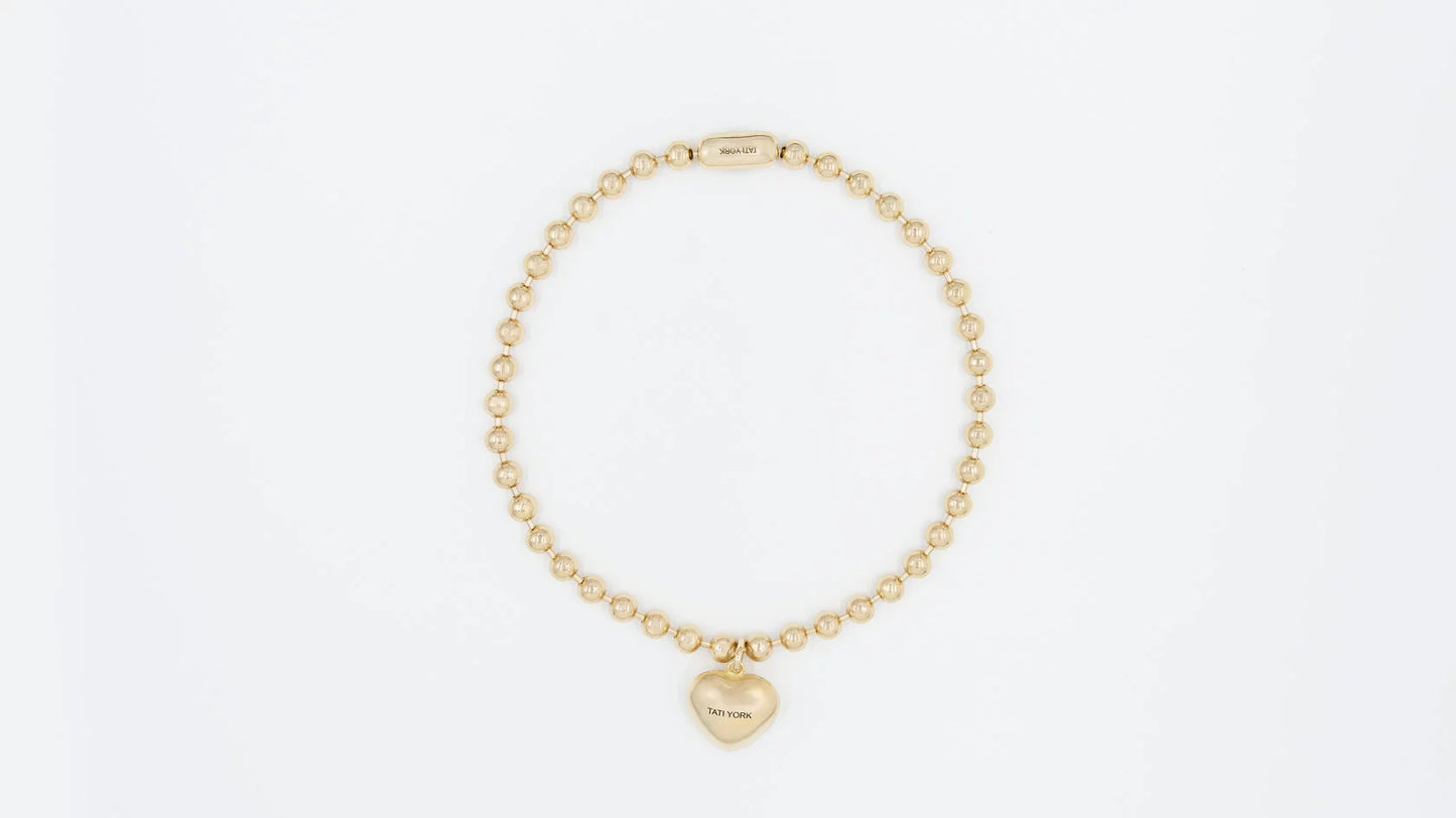 GOLDIE NECKLACE with Heart Detail