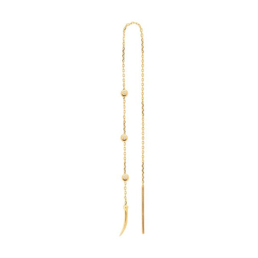 Single Orbit Fang Earring