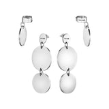 TATI YORK Sorik set of earrings with steel cuffs