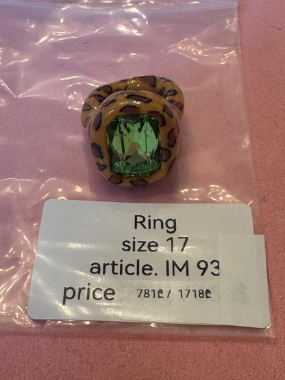 Lili archive leopard ring with different stones
