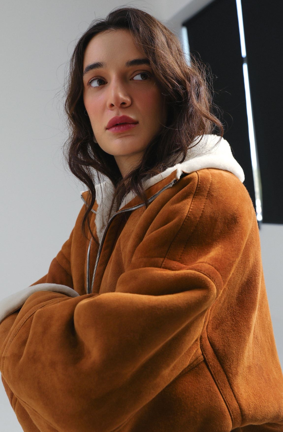 Shearling Leather Jacket