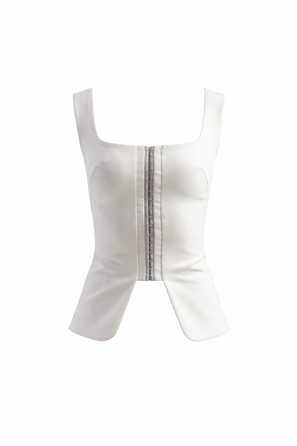 White Top With Hooks