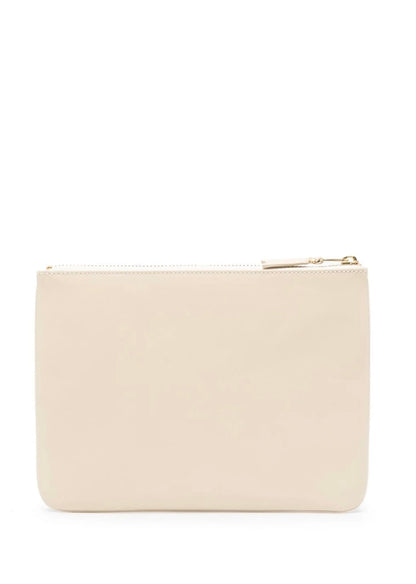 Big Leather Wallet Off White
