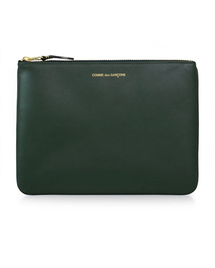 Big Leather Wallet Olive